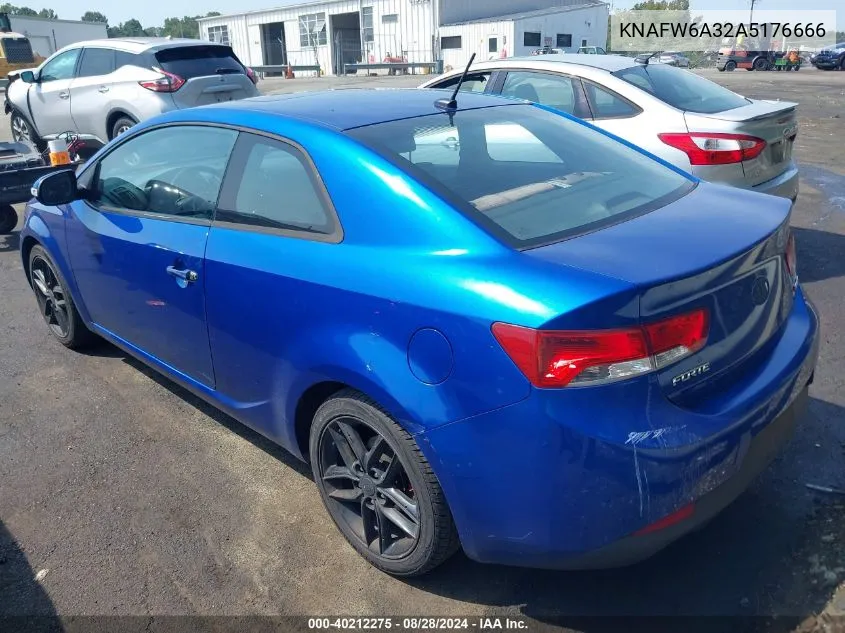 2010 Kia Forte Koup Sx VIN: KNAFW6A32A5176666 Lot: 40212275