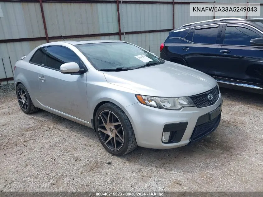 2010 Kia Forte Koup Sx VIN: KNAFW6A33A5249043 Lot: 40215523