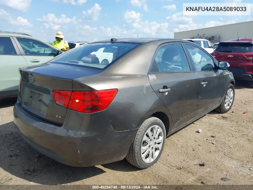 KNAFU4A28A5089033 2010 Kia Forte Ex