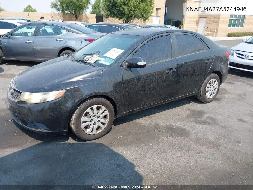 KNAFU4A27A5244946 2010 Kia Forte Ex