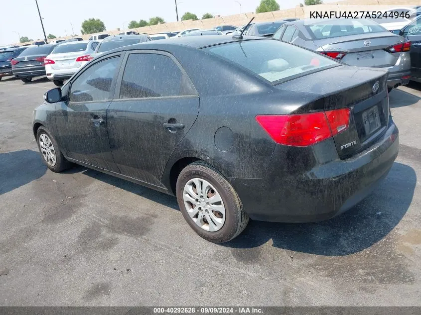 KNAFU4A27A5244946 2010 Kia Forte Ex