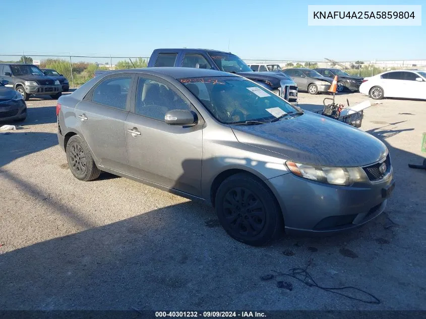 2010 Kia Forte Ex VIN: KNAFU4A25A5859804 Lot: 40301232