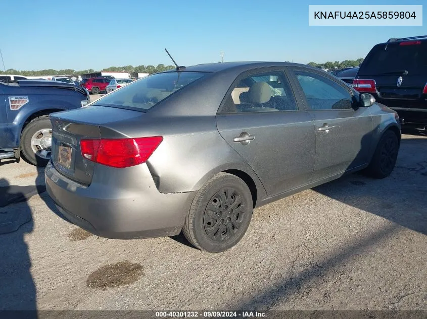 2010 Kia Forte Ex VIN: KNAFU4A25A5859804 Lot: 40301232