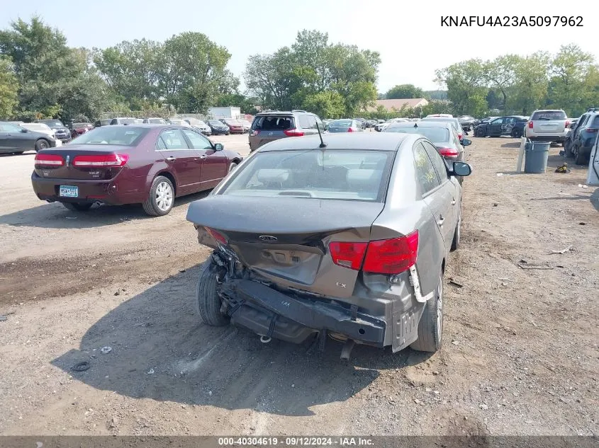 KNAFU4A23A5097962 2010 Kia Forte Ex