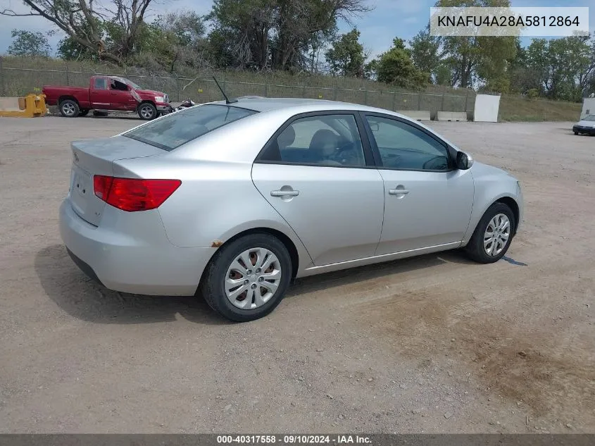 KNAFU4A28A5812864 2010 Kia Forte Ex