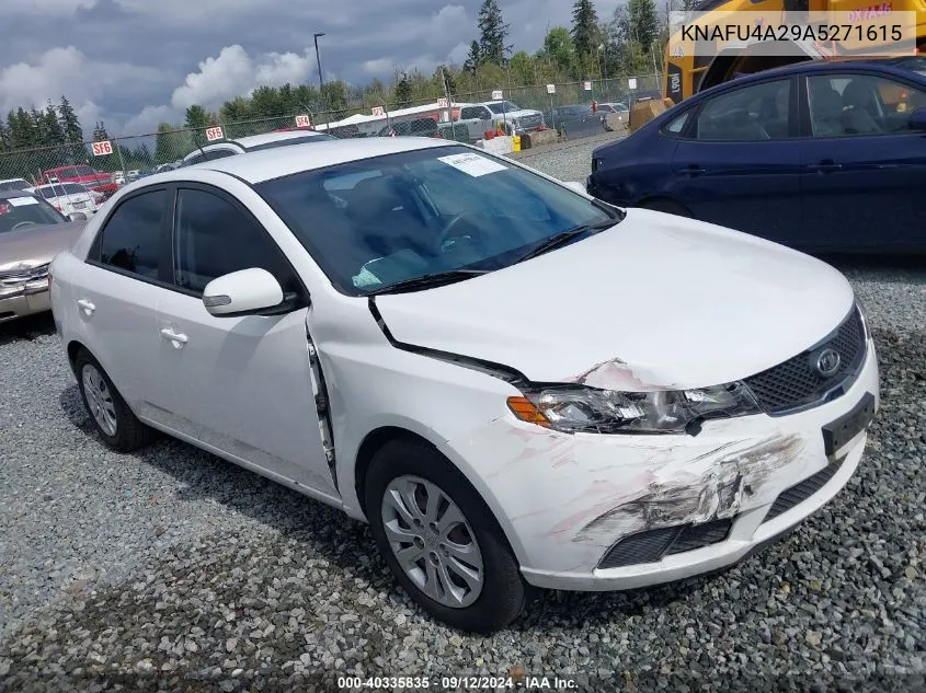 2010 Kia Forte Ex VIN: KNAFU4A29A5271615 Lot: 40335835