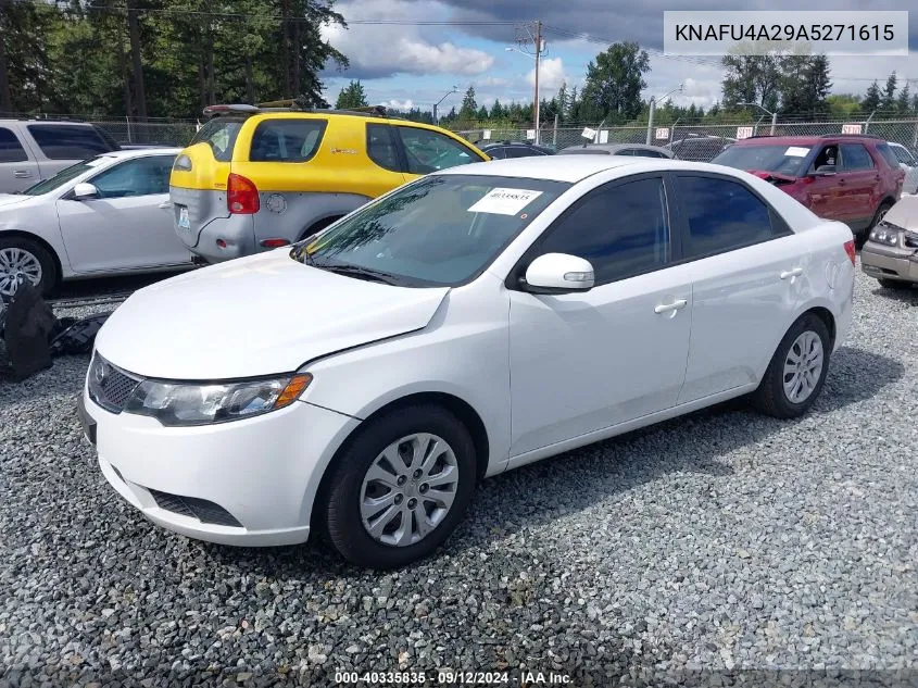 2010 Kia Forte Ex VIN: KNAFU4A29A5271615 Lot: 40335835