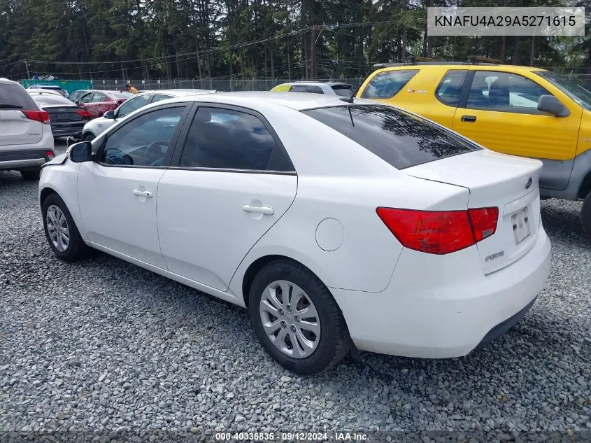 2010 Kia Forte Ex VIN: KNAFU4A29A5271615 Lot: 40335835