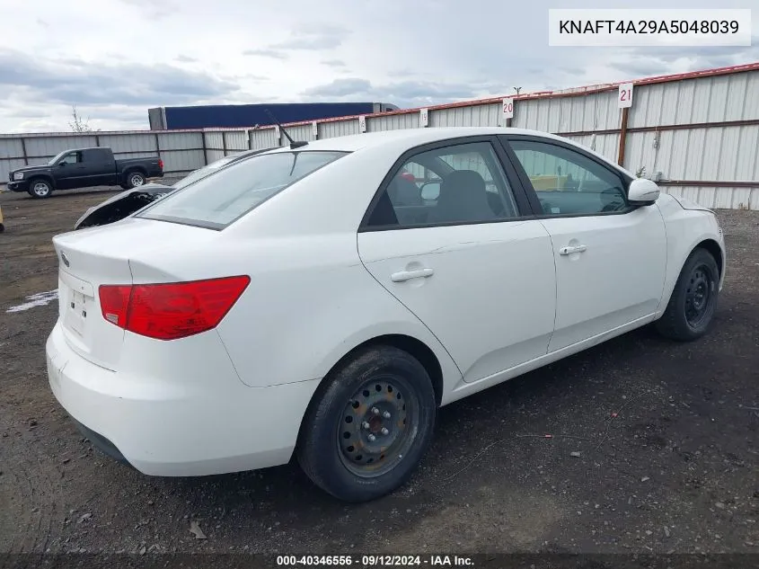 KNAFT4A29A5048039 2010 Kia Forte Lx