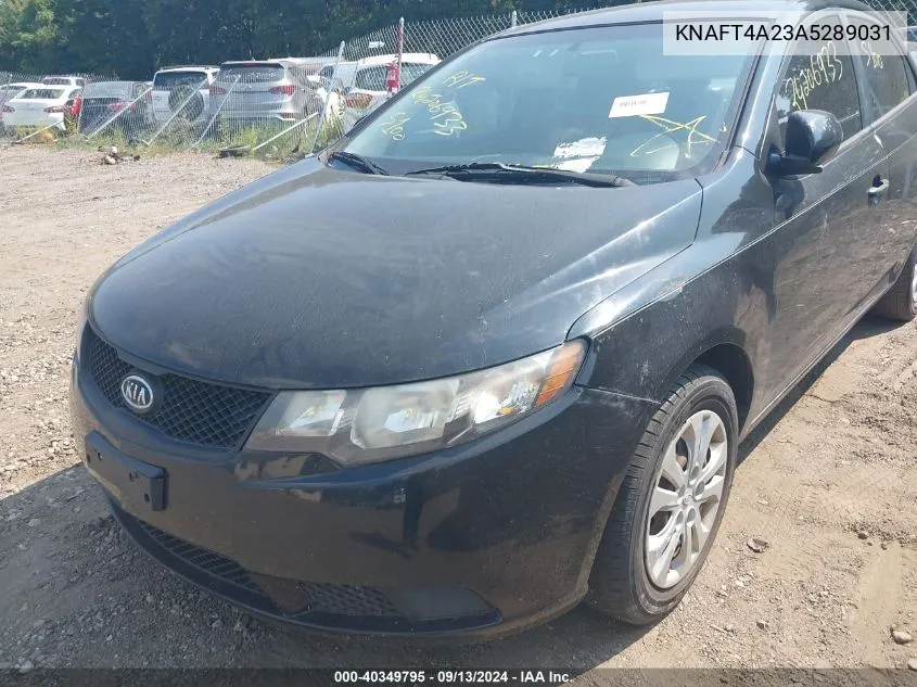 2010 Kia Forte Lx VIN: KNAFT4A23A5289031 Lot: 40349795