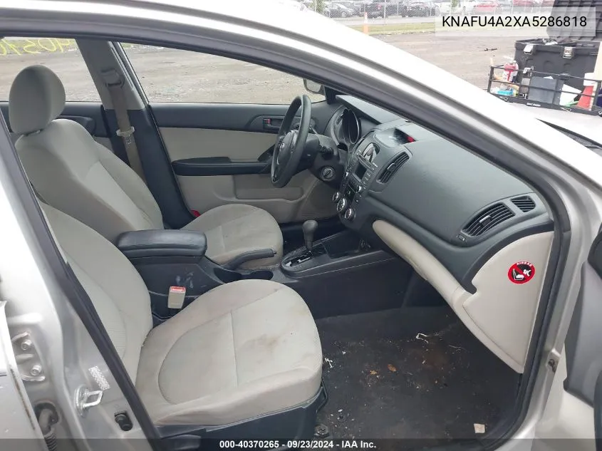 KNAFU4A2XA5286818 2010 Kia Forte Ex