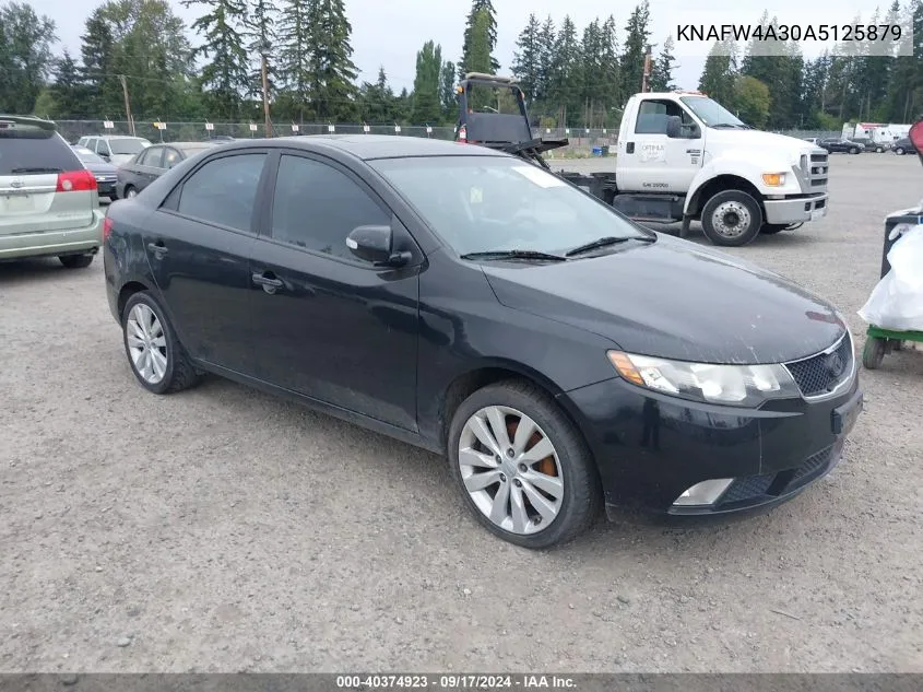 2010 Kia Forte Sx VIN: KNAFW4A30A5125879 Lot: 40374923