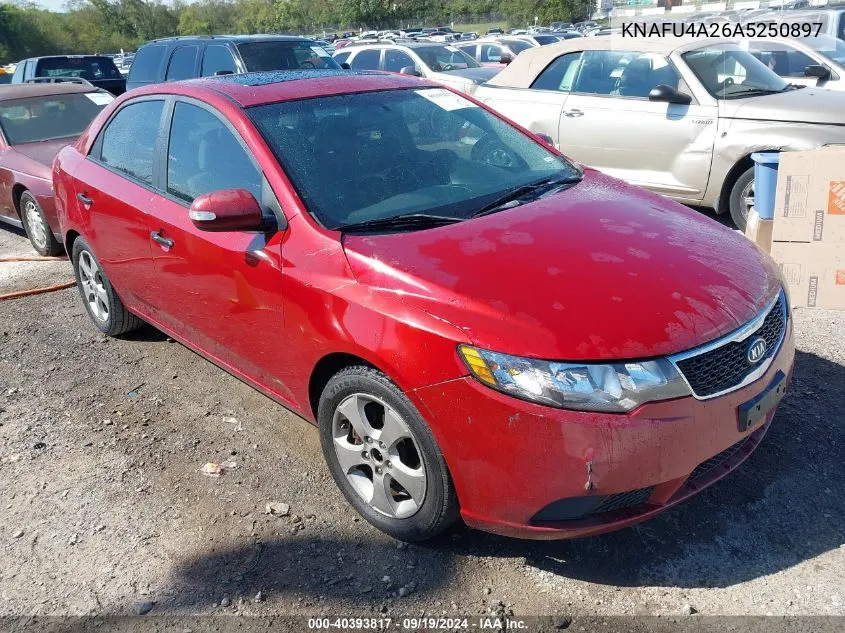 2010 Kia Forte Ex VIN: KNAFU4A26A5250897 Lot: 40393817