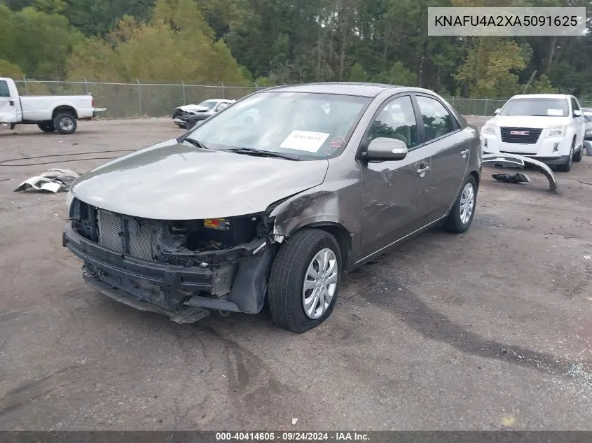 2010 Kia Forte Ex VIN: KNAFU4A2XA5091625 Lot: 40414605