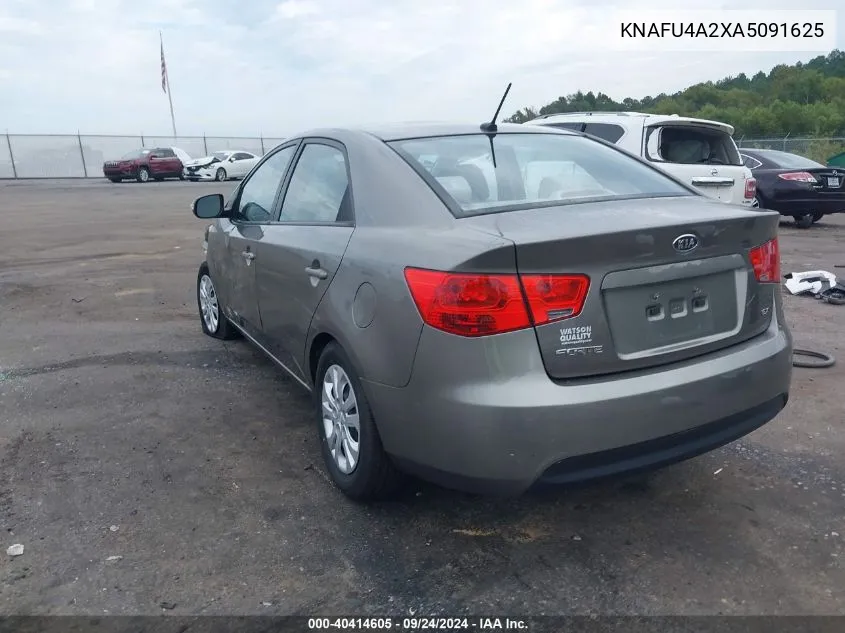 KNAFU4A2XA5091625 2010 Kia Forte Ex