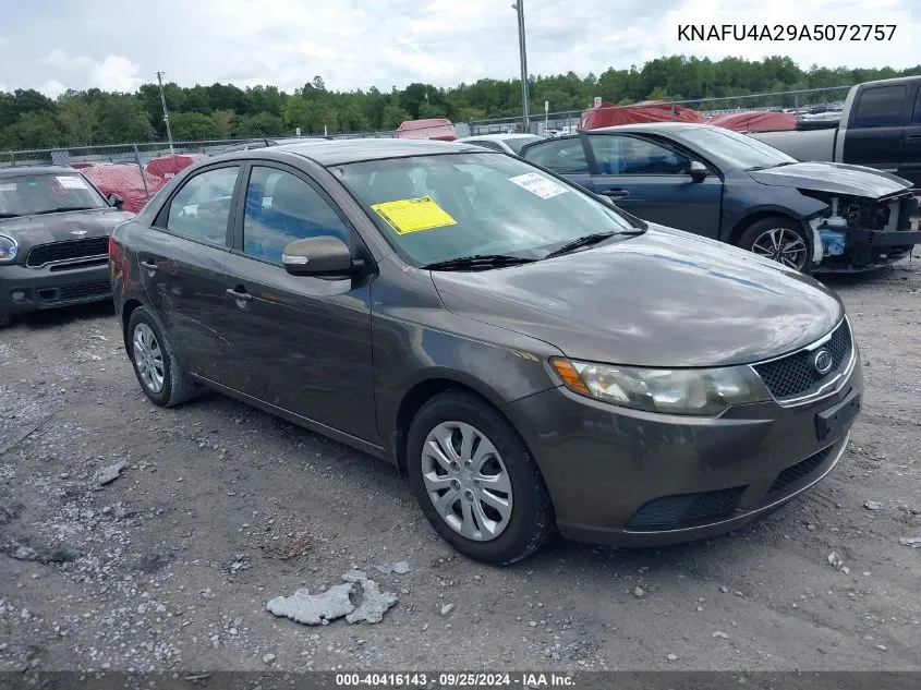 2010 Kia Forte Ex VIN: KNAFU4A29A5072757 Lot: 40416143