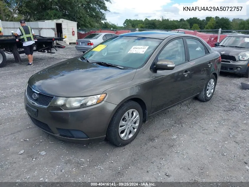 KNAFU4A29A5072757 2010 Kia Forte Ex