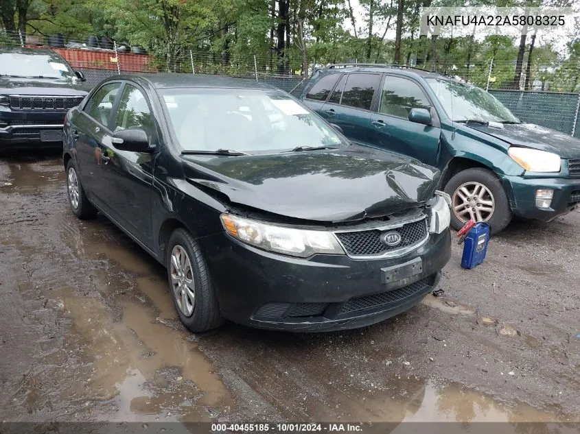 KNAFU4A22A5808325 2010 Kia Forte Ex