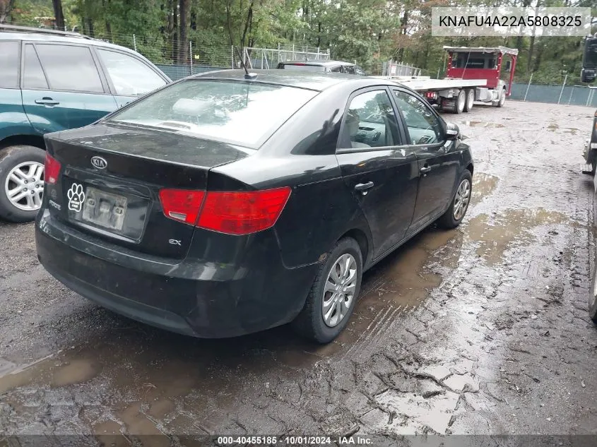 KNAFU4A22A5808325 2010 Kia Forte Ex