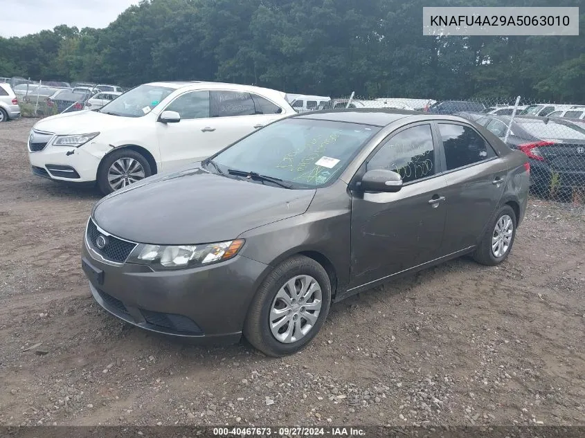 2010 Kia Forte Ex VIN: KNAFU4A29A5063010 Lot: 40467673