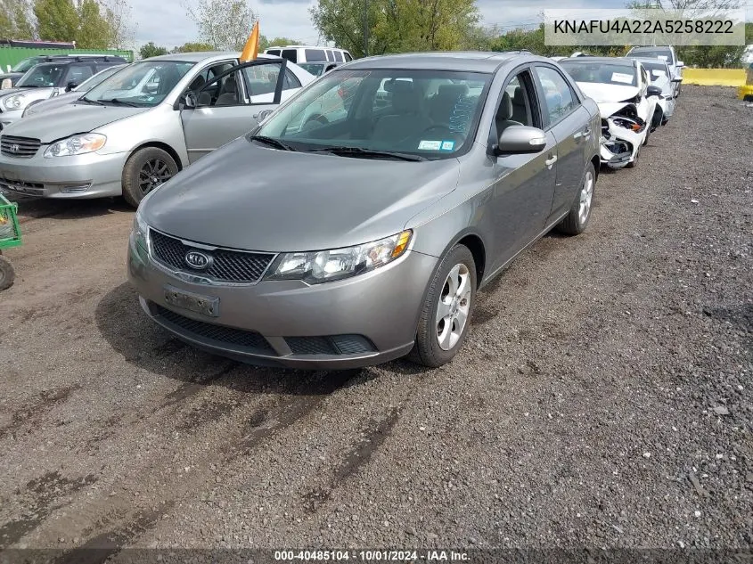 KNAFU4A22A5258222 2010 Kia Forte Ex