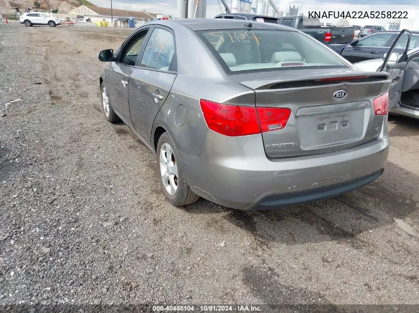 KNAFU4A22A5258222 2010 Kia Forte Ex