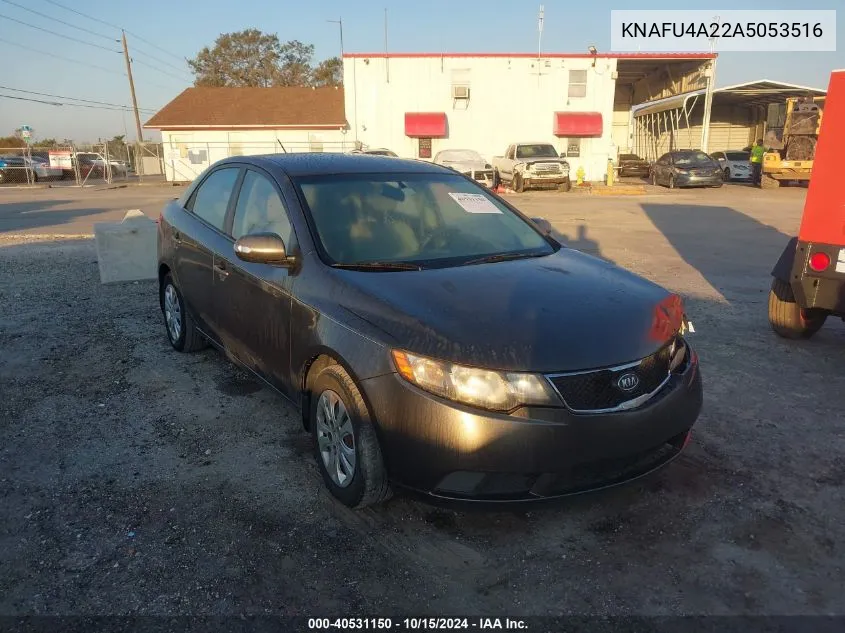 2010 Kia Forte Ex VIN: KNAFU4A22A5053516 Lot: 40531150