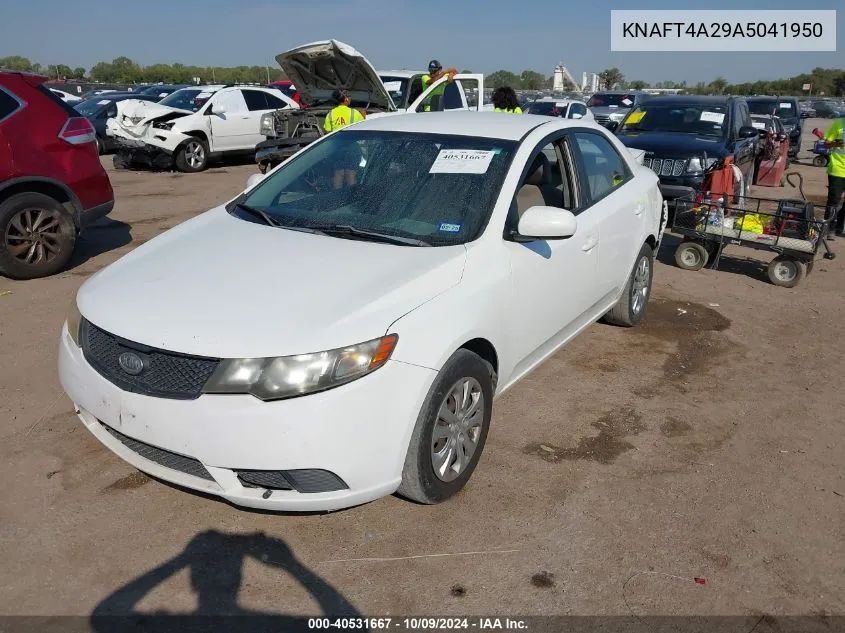 2010 Kia Forte Lx VIN: KNAFT4A29A5041950 Lot: 40531667