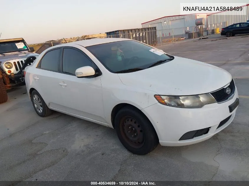 2010 Kia Forte Ex VIN: KNAFU4A21A5848489 Lot: 40534659