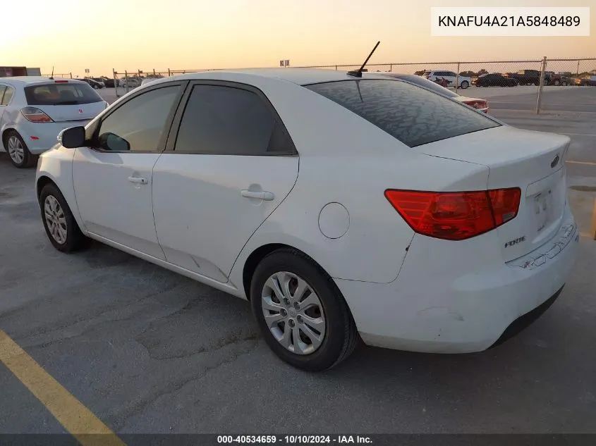 2010 Kia Forte Ex VIN: KNAFU4A21A5848489 Lot: 40534659