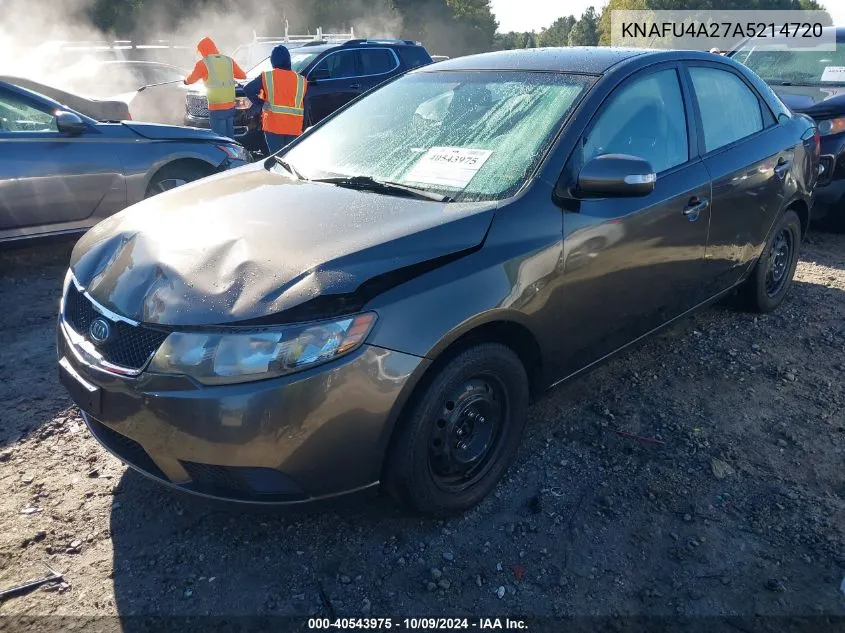 2010 Kia Forte Ex VIN: KNAFU4A27A5214720 Lot: 40543975