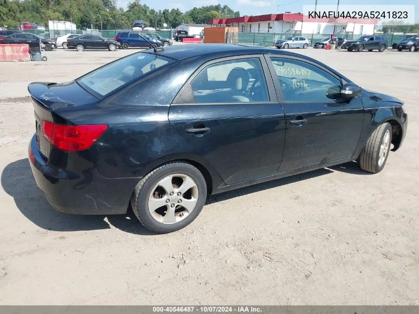 2010 Kia Forte Ex VIN: KNAFU4A29A5241823 Lot: 40546487