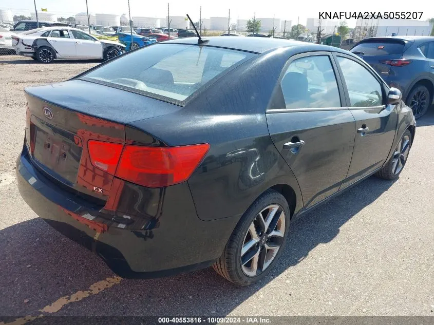 2010 Kia Forte Ex VIN: KNAFU4A2XA5055207 Lot: 40553816