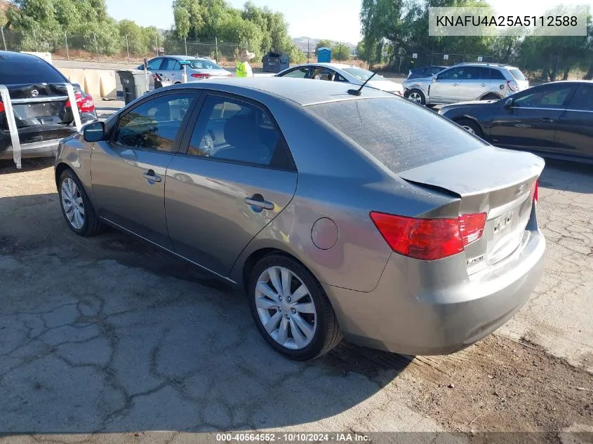 2010 Kia Forte Ex VIN: KNAFU4A25A5112588 Lot: 40564552