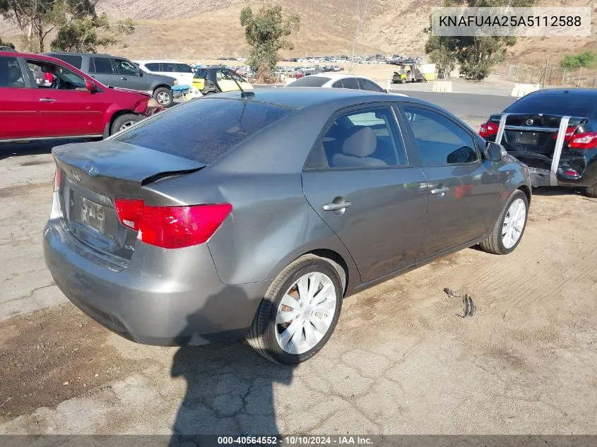 2010 Kia Forte Ex VIN: KNAFU4A25A5112588 Lot: 40564552