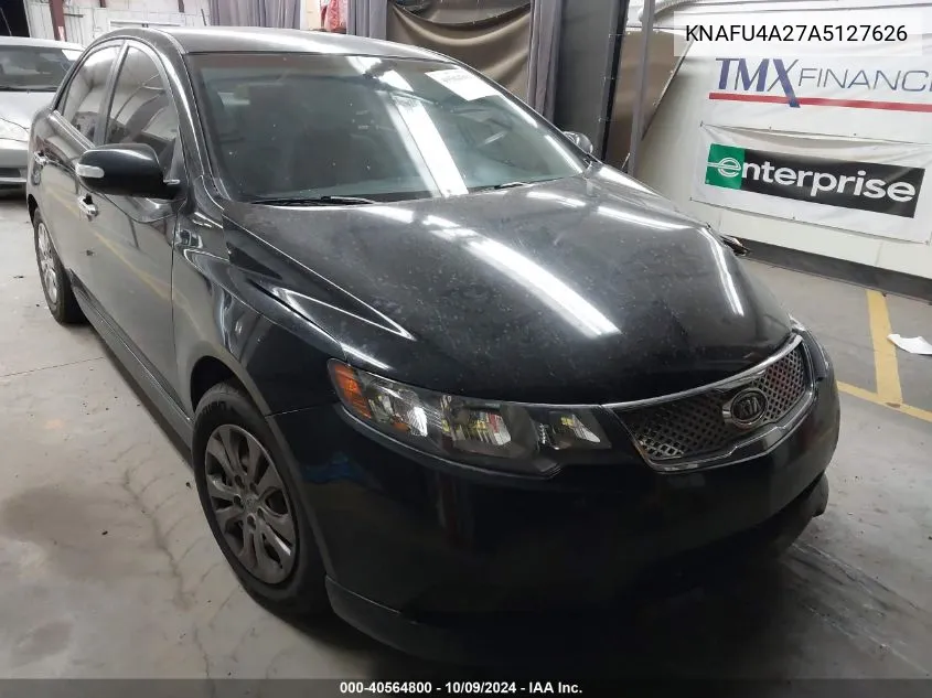 2010 Kia Forte Ex VIN: KNAFU4A27A5127626 Lot: 40564800