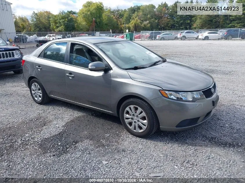 2010 Kia Forte Ex VIN: KNAFU4A2XA5144923 Lot: 40570510