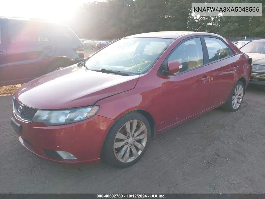 2010 Kia Forte Sx VIN: KNAFW4A3XA5048566 Lot: 40592789