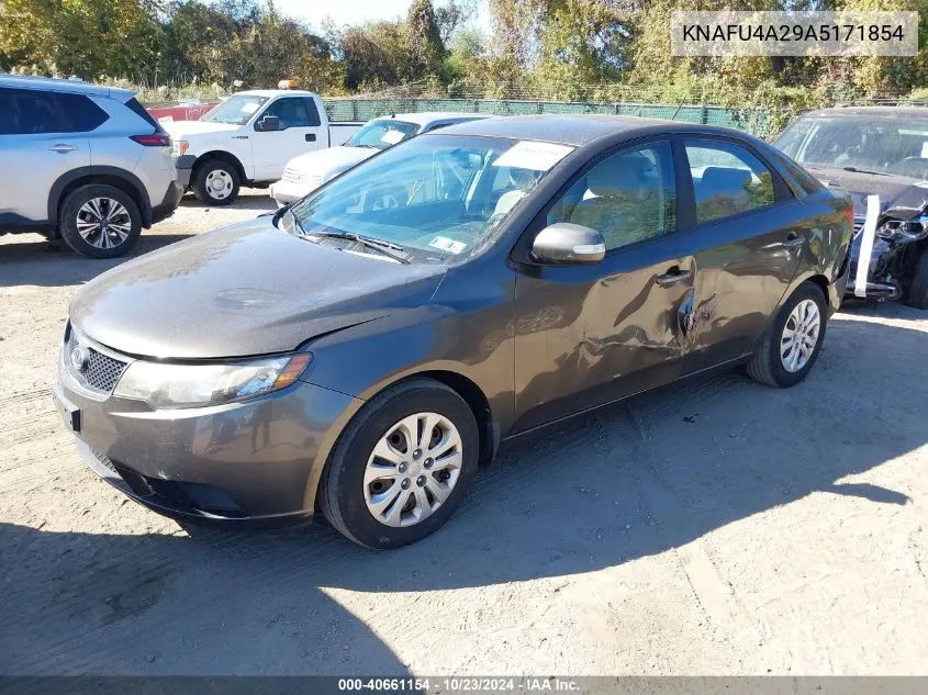 2010 Kia Forte Ex VIN: KNAFU4A29A5171854 Lot: 40661154