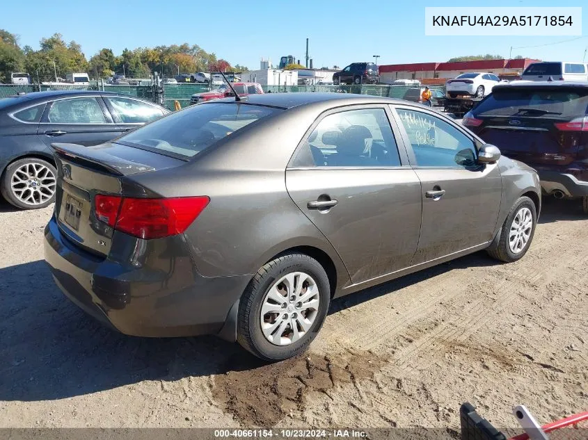 2010 Kia Forte Ex VIN: KNAFU4A29A5171854 Lot: 40661154