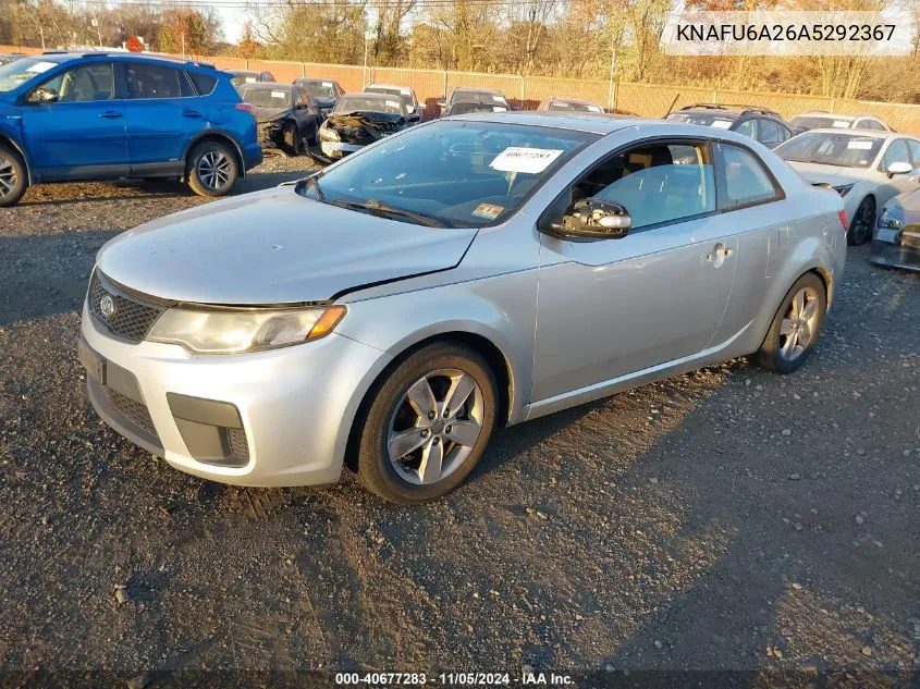 2010 Kia Forte Koup Ex VIN: KNAFU6A26A5292367 Lot: 40677283