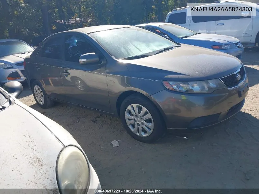 KNAFU4A26A5824303 2010 Kia Forte Ex