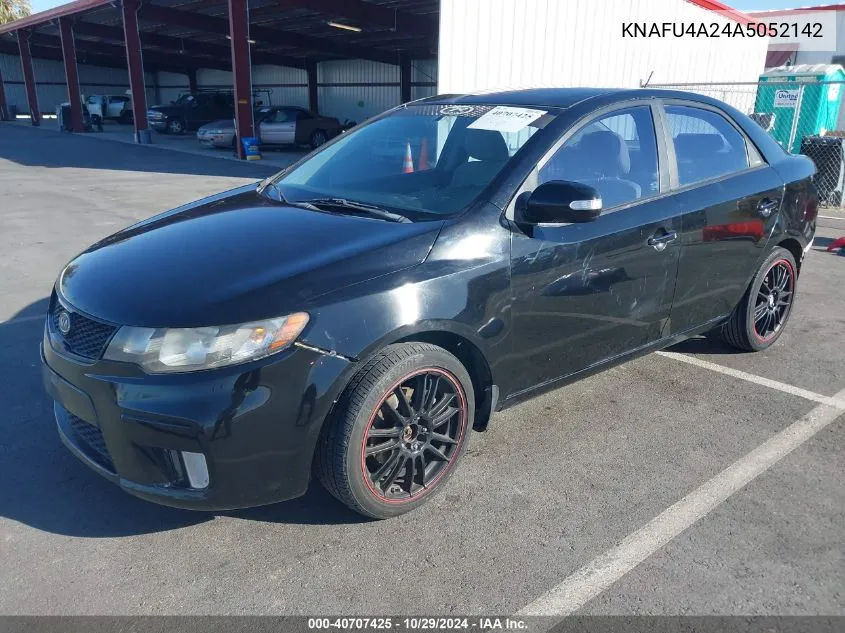 2010 Kia Forte Ex VIN: KNAFU4A24A5052142 Lot: 40707425