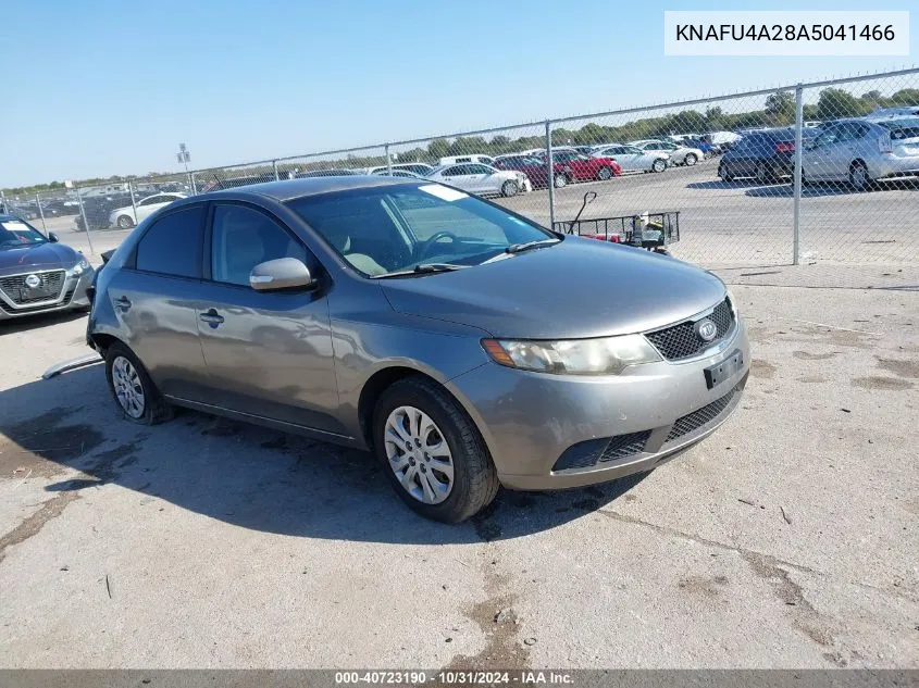 2010 Kia Forte Ex VIN: KNAFU4A28A5041466 Lot: 40723190