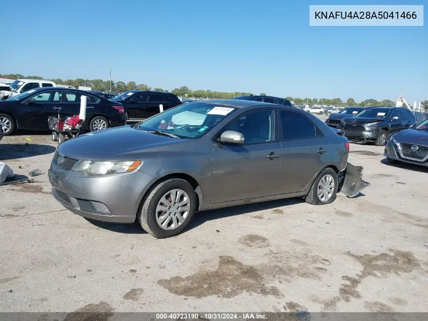 2010 Kia Forte Ex VIN: KNAFU4A28A5041466 Lot: 40723190