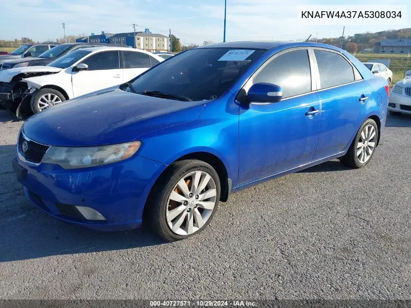 2010 Kia Forte Sx VIN: KNAFW4A37A5308034 Lot: 40727571