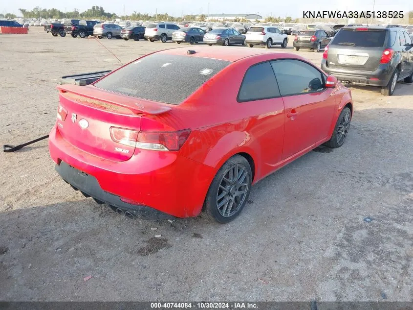 2010 Kia Forte Koup Sx VIN: KNAFW6A33A5138525 Lot: 40744084