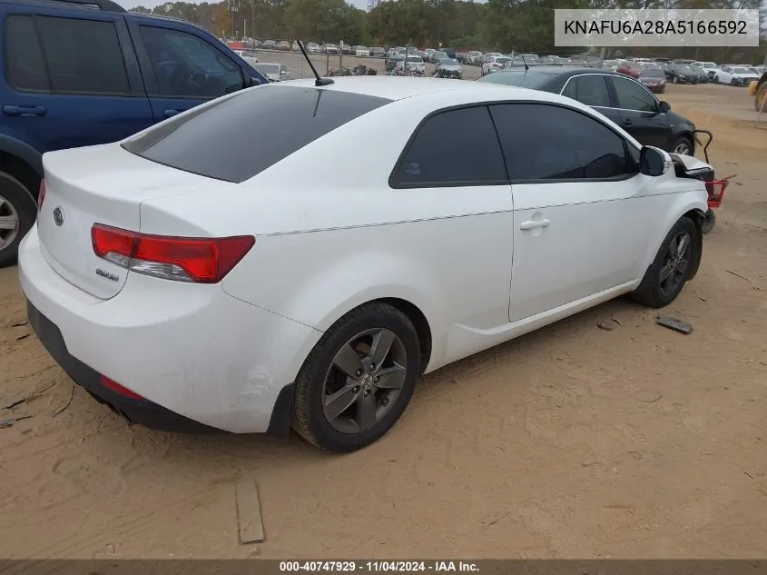 2010 Kia Forte Ex VIN: KNAFU6A28A5166592 Lot: 40747929