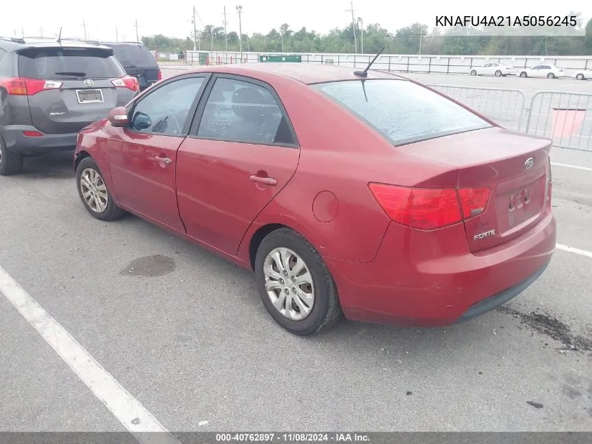 2010 Kia Forte Ex VIN: KNAFU4A21A5056245 Lot: 40762897