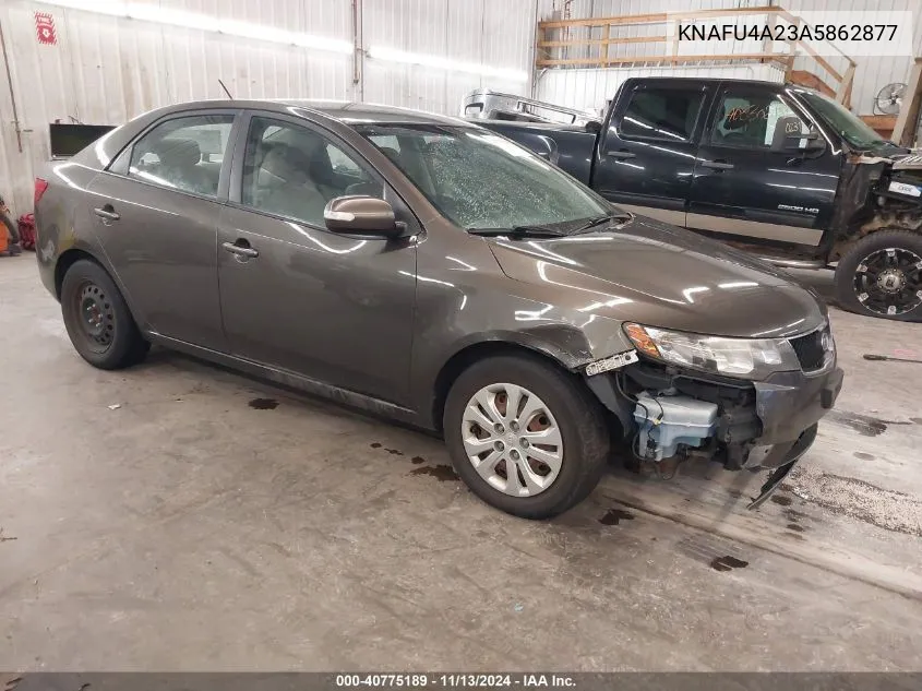 2010 Kia Forte Ex VIN: KNAFU4A23A5862877 Lot: 40775189